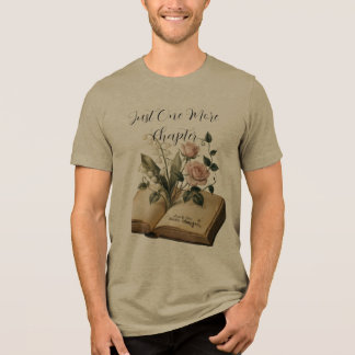 Antiker Bücherstapel mit rosa Schleife - Dunkel Tri-Blend Shirt