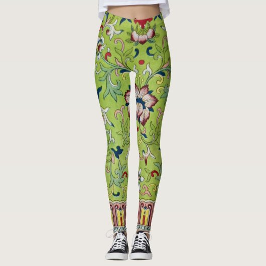 Antiker Chinese-Entwurf auf Leggings (Vorderseite)