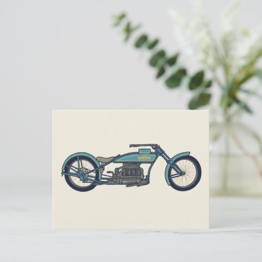 Antiker Chopper II Postkarte (Stehend Vorderseite)