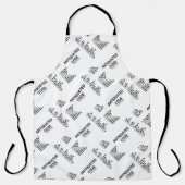 Antiker Code Internationaler Morse-Code-Spaß Schürze (Vorderseite)