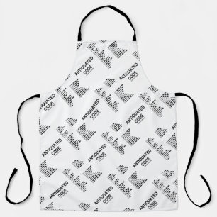 Antiker Code Internationaler Morse-Code-Spaß Schürze