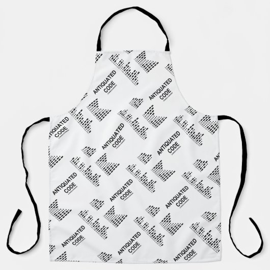 Antiker Code Internationaler Morse-Code-Spaß Schürze (Vorderseite)