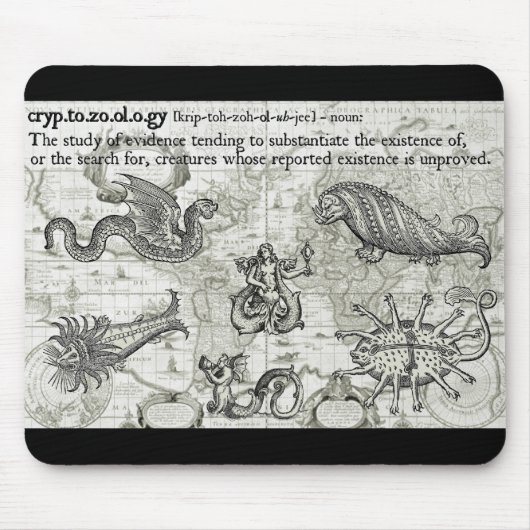 Antiker Cryptozoology Mousepad (Vorne)