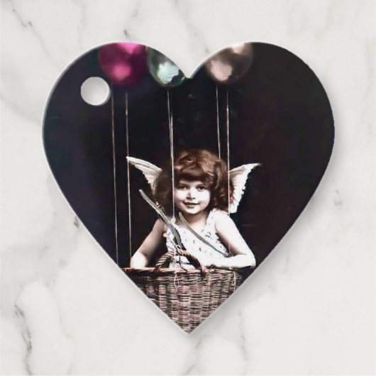 Antiker Cupid Geschenkanhänger (Vorderseite)