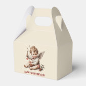Antiker Cupid mit Herz und Bogen Geschenkschachtel (Vorderseite)