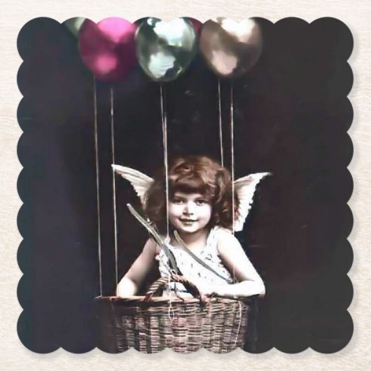 Antiker Cupid Untersetzer (Vorderseite)