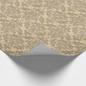 Antiker Damast Geschenkpapier (Ecke)