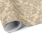 Antiker Damast Geschenkpapier (Rolleneckpunkt)