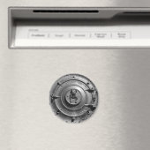 Antiker Dampf-Traktor Front. Magnet (In Situ (Geschirrspüler))