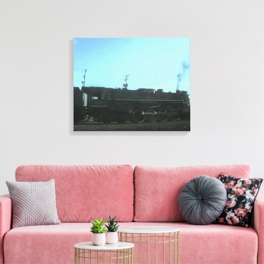 Antiker Dampfzug Leinwanddruck (Insitu (Wohnzimmer))