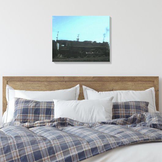 Antiker Dampfzug Leinwanddruck (Insitu (Schlafzimmer))