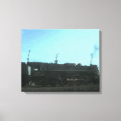 Antiker Dampfzug Leinwanddruck (Vorderseite)