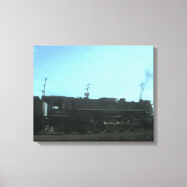 Antiker Dampfzug Leinwanddruck