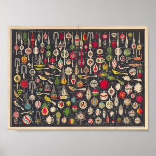 Antiker Deutscher verziert Plakat