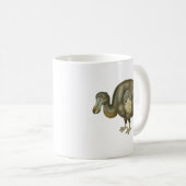 Antiker Dodo-Vogel Naturgeschichte Kaffeetasse (VorderseiteRechts)