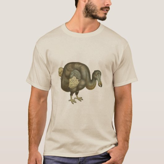 Antiker Dodo-Vogel Naturgeschichte T-Shirt (Vorderseite)