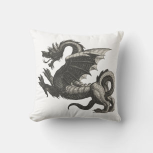 Antiker Drache Kissen