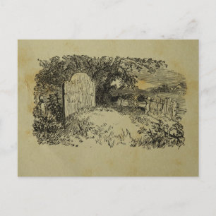 Antiker Druck Postkarte