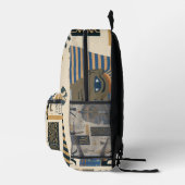 Antiker Druck Rucksack (Rechts)