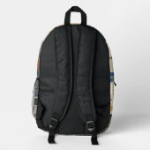 Antiker Druck Rucksack (Rückseite)