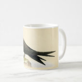 Antiker Druck von einem alpinen schnellen Kaffeetasse (VorderseiteRechts)