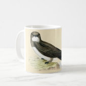 Antiker Druck von einem alpinen schnellen Kaffeetasse (Vorderseite Links)