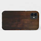 Antiker dunkler hölzerner Entwurf Case-Mate iPhone Hülle (Rückseite (Horizontal))