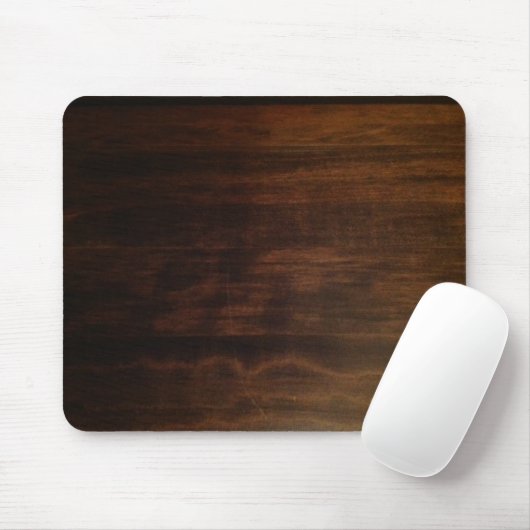 Antiker dunkler hölzerner Entwurf Mousepad (Mit Mouse)