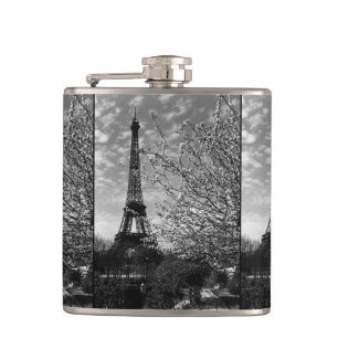 Antiker Eiffelturm Paris Flachmann