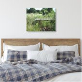 Antiker Eisenbahnwagen Leinwanddruck (Insitu (Schlafzimmer))