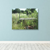 Antiker Eisenbahnwagen Leinwanddruck (Insitu (Holzboden))