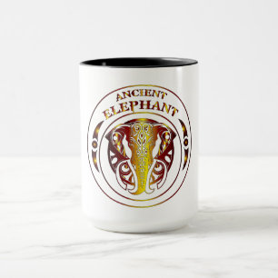 Antiker Elefantentasse Tasse
