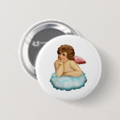 antiker Engel Cherub Button (Vorne & Hinten)