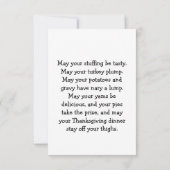 Antiker Erntedank Karte (Rückseite)