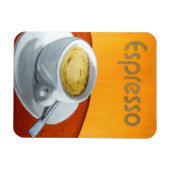 Antiker Espresso-Kaffee Magnet (Horizontal)