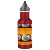Antiker Espresso Kaffee Trinkflasche (Links)