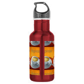 Antiker Espresso Kaffee Trinkflasche (Rückseite)