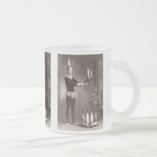 Antiker Feuerschwinger Mattglastasse