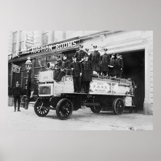 Antiker Feuerzug, 1910er Poster (Vorne)