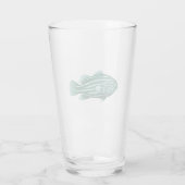 Antiker Fisch Glas (Rückseite)
