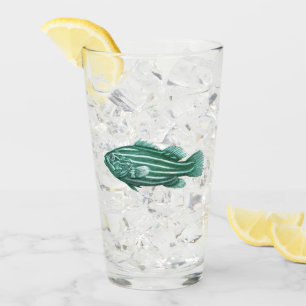 Antiker Fisch Glas