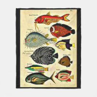 antiker Fischdruck