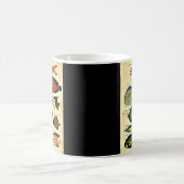 antiker Fischdruck Kaffeetasse (Mittel)