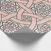 Antiker Fliesenhintergrund, nahtloser Teil Geschenkpapier (Ecke)