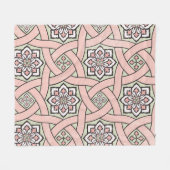 Antiker Fliesenhintergrund, nahtloses Pattern Fleecedecke (Vorderseite (Horizontal))