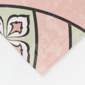 Antiker Fliesenhintergrund, nahtloses Pattern Fleecedecke (Ecke)