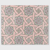 Antiker Fliesenhintergrund, nahtloses Pattern Geschenkpapier (Flach)