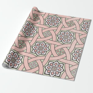 Antiker Fliesenhintergrund, nahtloses Pattern Geschenkpapier