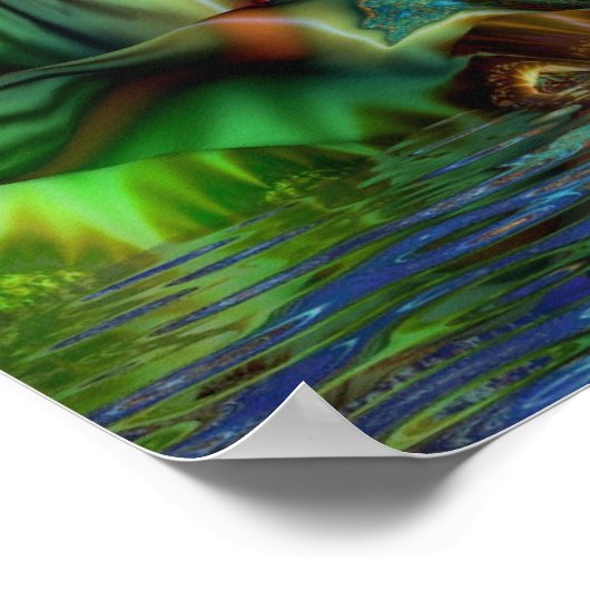 Antiker Fluss des Schicksals - Poster (Ecke)