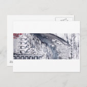 Antiker Friedenstempel Postkarte (Vorne/Hinten)